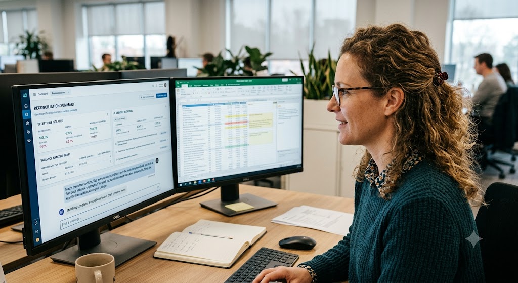An accountant using AI An accountant using AI